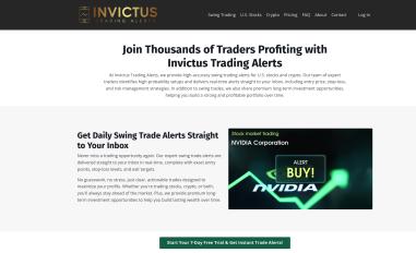 Schermafbeelding van invictustradingalerts.com