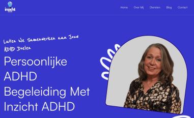Schermafbeelding van inzichtadhd.nl
