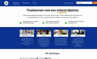 Schermafbeelding van ipd-opleidingen.nl