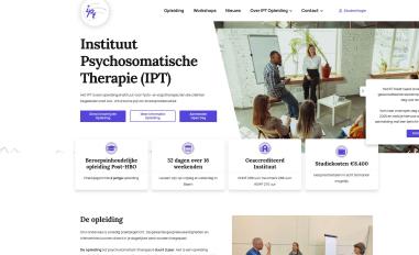 Schermafbeelding van ipt-opleiding.nl
