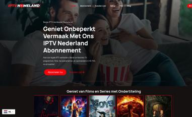 Schermafbeelding van iptvhomeland.com