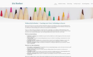 Schermafbeelding van irisboekee.nl