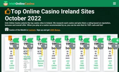 Schermafbeelding van irishonlinecasino.net