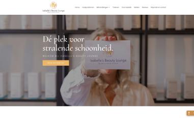 Schermafbeelding van isabellesbeautylounge.nl