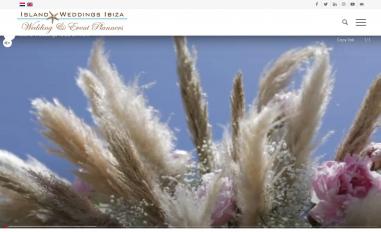 Schermafbeelding van islandweddingsibiza.com
