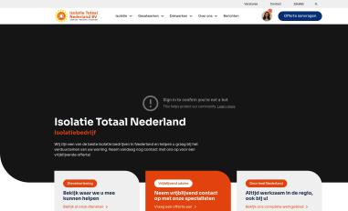 Schermafbeelding van isolatietotaalnederland.nl