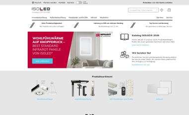 Schermafbeelding van isoled.shop