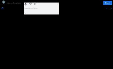 Schermafbeelding van issuetracker.google.com