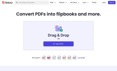Schermafbeelding van issuu.com