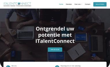 Schermafbeelding van italentconnect.nl