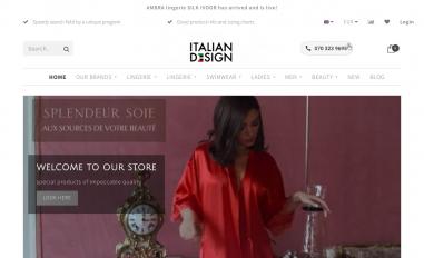 Schermafbeelding van italian-design.nl