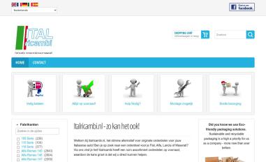 Schermafbeelding van italricambi.nl
