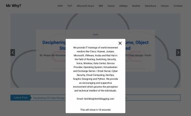 Schermafbeelding van itechblogging.com