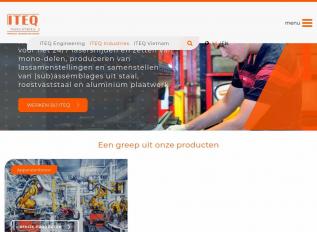 Schermafbeelding van iteqindustries.nl