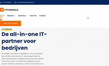 Schermafbeelding van itformule.nl