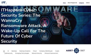 Schermafbeelding van ithappens.nu