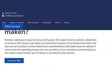 Schermafbeelding van itplusmarketing.nl