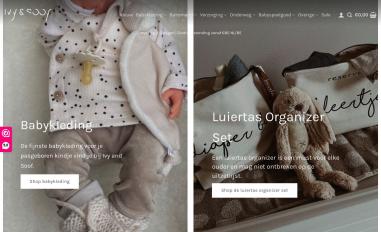 Schermafbeelding van ivyandsoof.nl