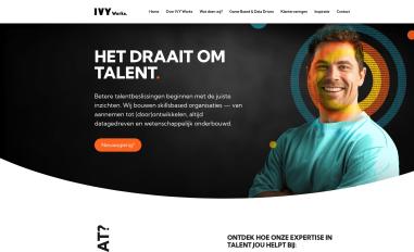 Schermafbeelding van ivyworks.nl