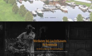 Schermafbeelding van jachthaven-scheemda.info