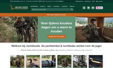 Schermafbeelding van jachtloods.nl