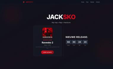 Schermafbeelding van jacksko.nl