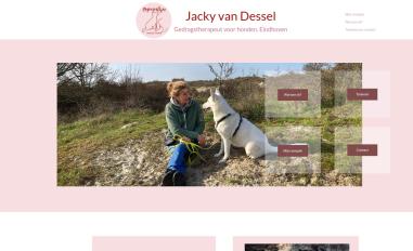Schermafbeelding van jackyvandessel.nl