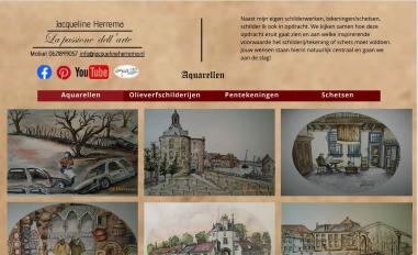 Schermafbeelding van jacquelineherrema.nl