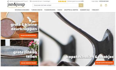 Schermafbeelding van janenjuup.nl