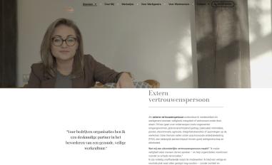 Schermafbeelding van janinedevertrouwenscoach.nl