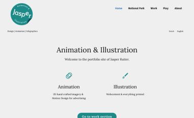 Schermafbeelding van jasper-ruiter.com