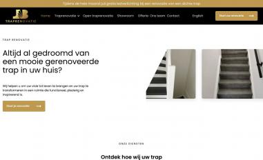 Schermafbeelding van jbtraprenovatie.nl