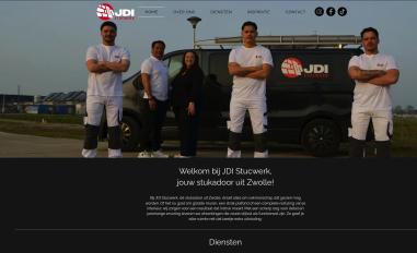 Schermafbeelding van jdi-stucwerk.nl