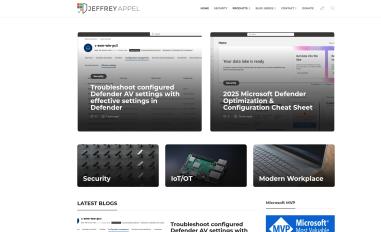 Schermafbeelding van jeffreyappel.nl