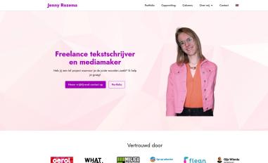 Schermafbeelding van jennyrozema.net