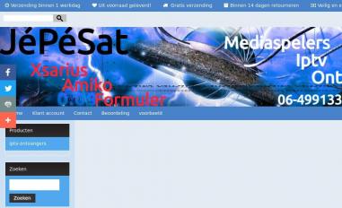 Schermafbeelding van jepesat.nl