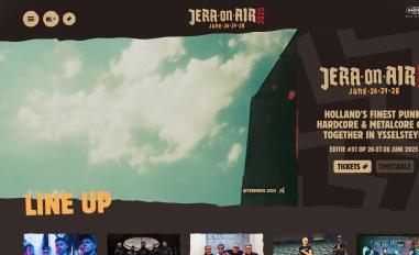 Schermafbeelding van jeraonair.nl