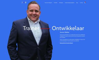 Schermafbeelding van jeroenbakker.com