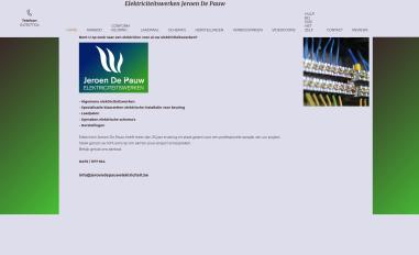 Schermafbeelding van jeroendepauwelektriciteit.be