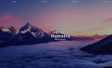 Schermafbeelding van jeroenhamstra.nl
