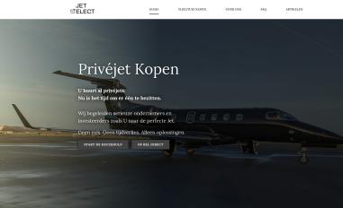 Schermafbeelding van jetselect.nl