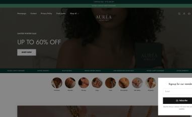 Schermafbeelding van jewelryaurea.com