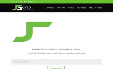 Schermafbeelding van jgairco.nl