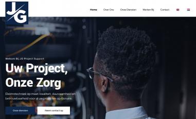 Schermafbeelding van jgprojectsupport.com