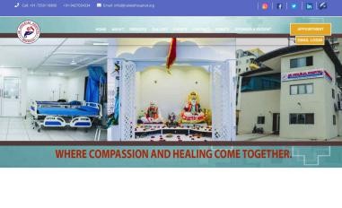 Schermafbeelding van jhulelalhospital.org