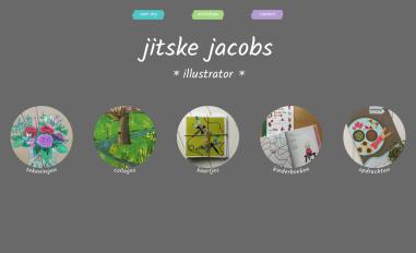 Schermafbeelding van jitske-j-tekent.nl