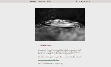 Schermafbeelding van jkossen.nl