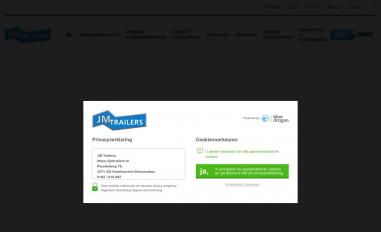 Schermafbeelding van jmtrailers.nl
