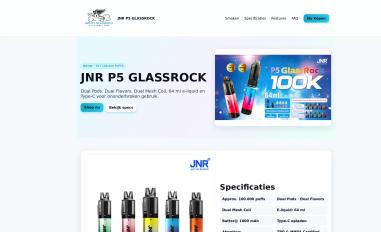Schermafbeelding van jnr-p5-glassrock.com