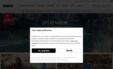 Schermafbeelding van jobesports.com